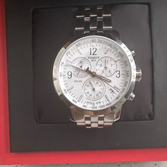 Tissot Other - Tissot PRC 200 stainless steel chronograph watch 43mm